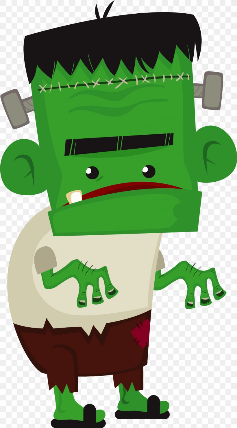 Green Monster Clip Art, PNG, 1033x1859px, Green Monster, Art, Cartoon, Designer, Fictional Character Download Free