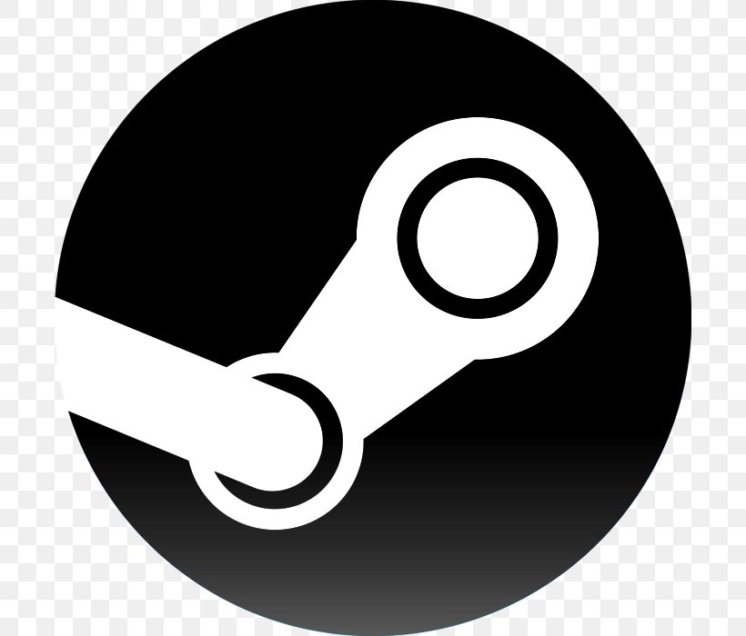 Steam Logo Video Game, PNG, 700x700px, Steam, Black And White, Brand, Computer Software, Gogcom Download Free