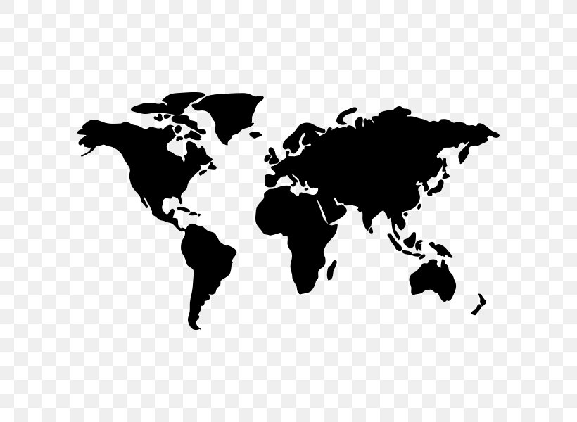 World Map Globe Earth, PNG, 600x600px, World, Black, Black And White, Border, Continent Download Free