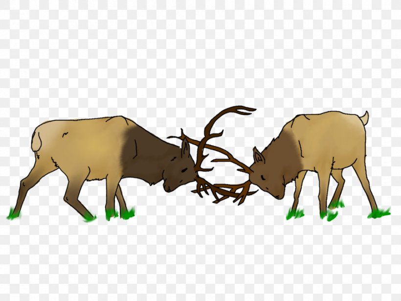 Elk Deer Drawing Antler, PNG, 900x675px, Elk, Animal, Animal Figure, Antler, Art Download Free