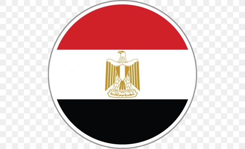 Flag Of Egypt Icon Design, PNG, 500x500px, Egypt, Brand, Flag, Flag Of Egypt, Flag Of Iraq Download Free
