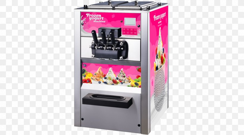 Frozen Yogurt Ice Cream Фризер Yoghurt Machine, PNG, 1680x932px, Frozen Yogurt, Computer Appliance, Home, Home Appliance, Ice Cream Download Free