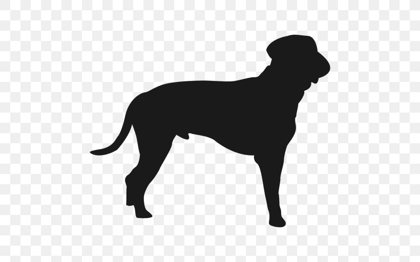 Labrador Retriever Puppy Dog Breed Silhouette Companion Dog, PNG, 512x512px, Labrador Retriever, Black, Black And White, Carnivoran, Companion Dog Download Free