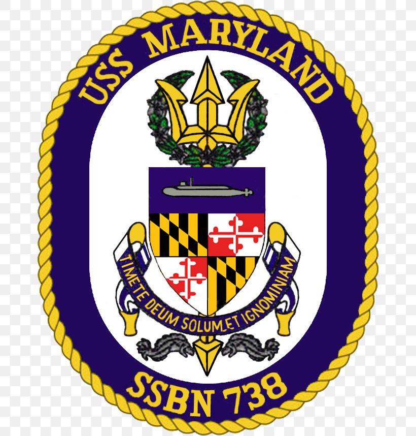 United States Navy USS Maryland Ohio-class Submarine USS Rhode Island (SSBN-740), PNG, 674x858px, United States, Area, Badge, Ballistic Missile Submarine, Brand Download Free