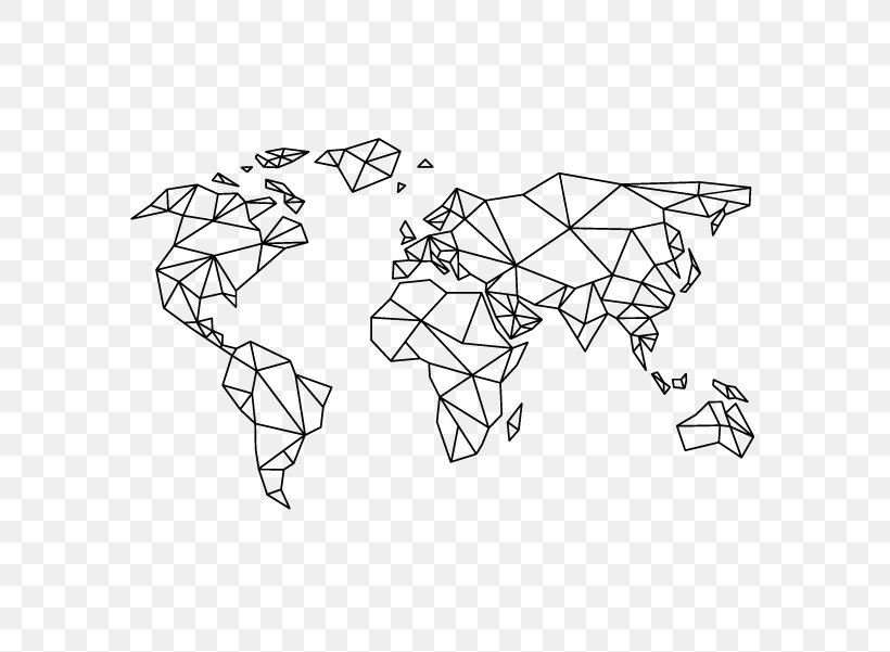 World Map Sticker Wall Decal, PNG, 601x601px, World, Area, Artwork, Black And White, Decal Download Free