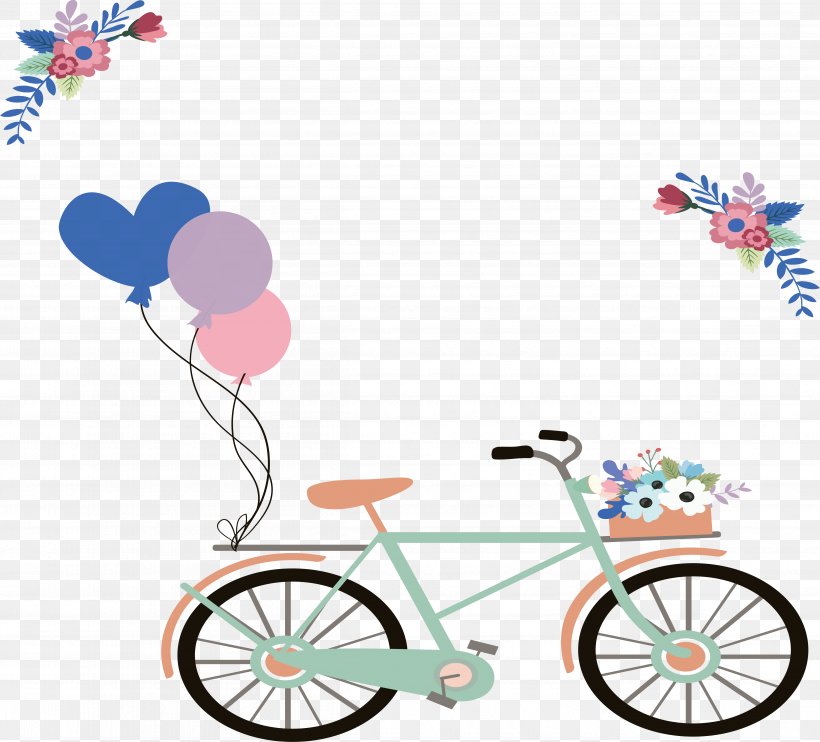 Bicycle Wheel Clip Art, PNG, 4799x4344px, Bicycle Wheel, Area, Artwork, Balloon, Bicycle Download Free