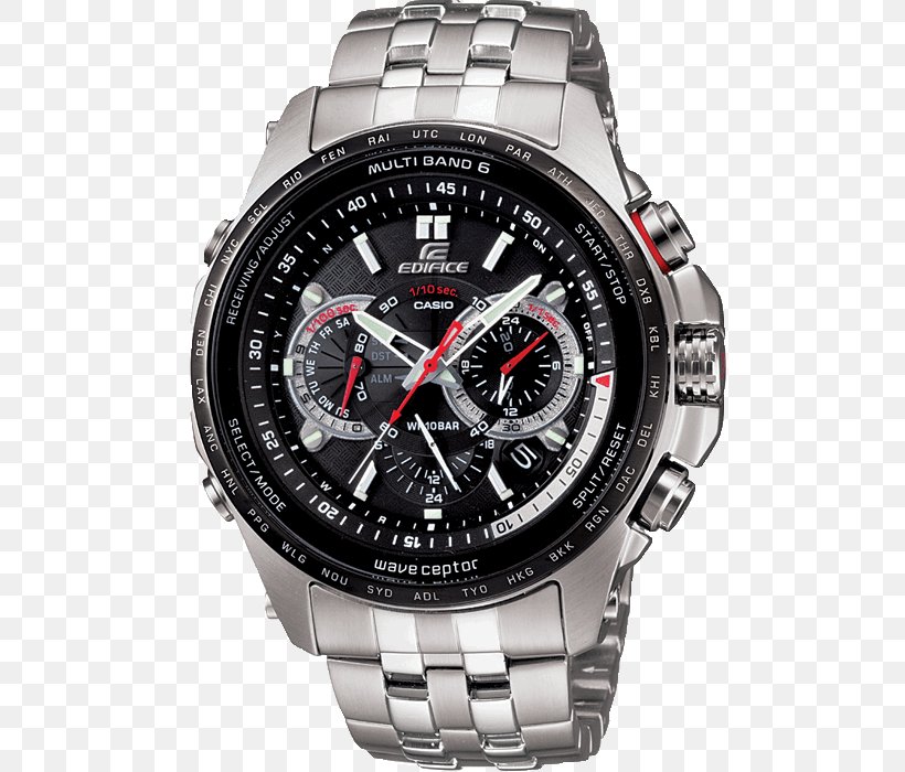 Casio Wave Ceptor Casio Edifice Watch, PNG, 700x700px, Casio Wave Ceptor, Brand, Casio, Casio Databank, Casio Edifice Download Free