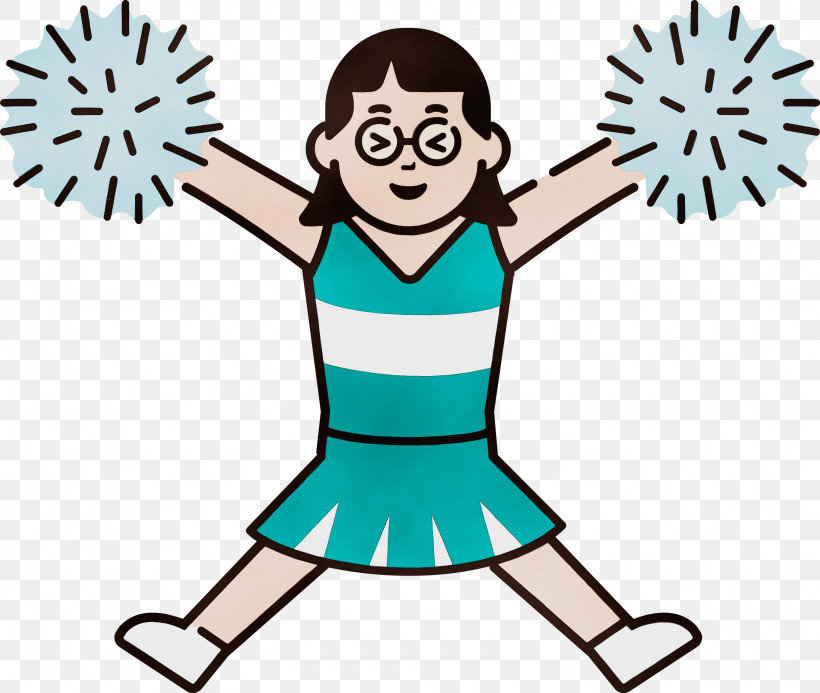 Cheerleading Cheerleader Pom-pom Girl Vector, PNG, 3000x2536px, Cheering, Cheerleader, Cheerleading, Paint, Vector Download Free