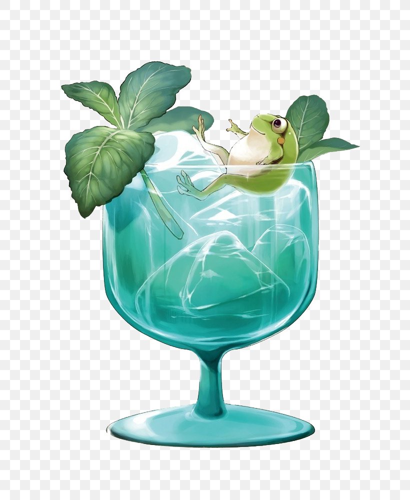 Drink Mint Cartoon Illustration, PNG, 676x1000px, Drink, Animation, Blue Hawaii, Cartoon, Cocktail Garnish Download Free