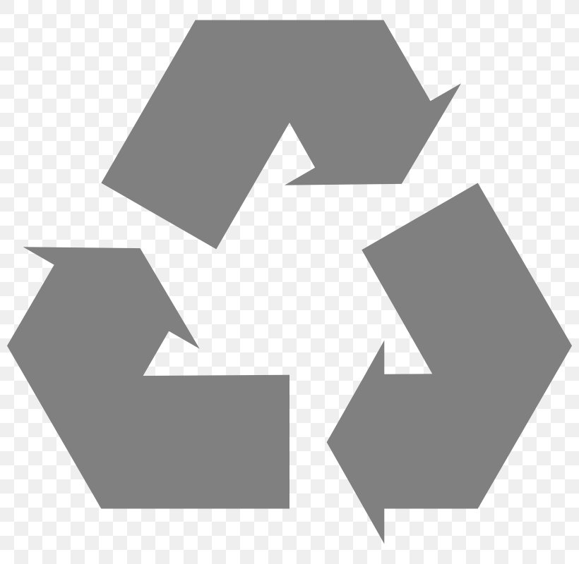 Paper Recycling Symbol Clip Art, PNG, 800x800px, Paper, Black, Black And White, Brand, Cardboard Download Free