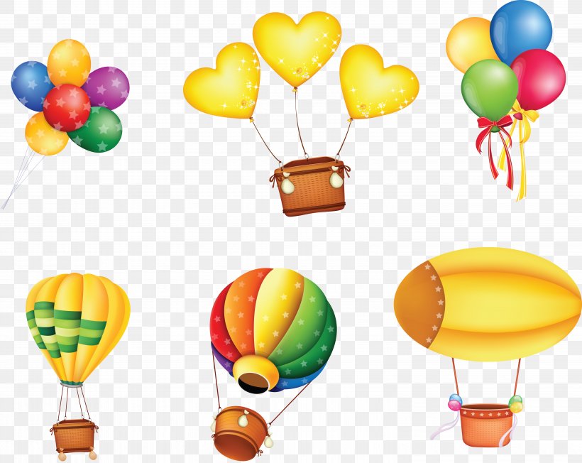 Toy Balloon Clip Art, PNG, 5991x4768px, Balloon, Food, Fruit, Hot Air Balloon, Image File Formats Download Free