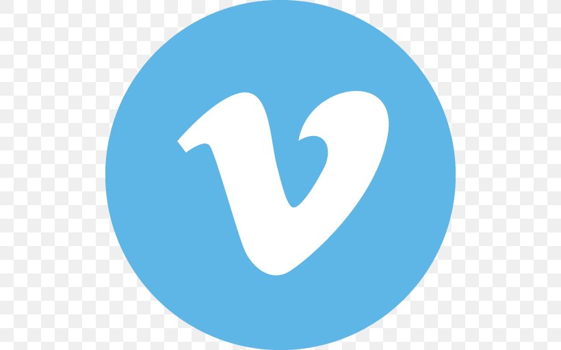 Vimeo Social Media Icon Design, PNG, 512x512px, Vimeo, Aqua, Blue, Brand, Icon Design Download Free