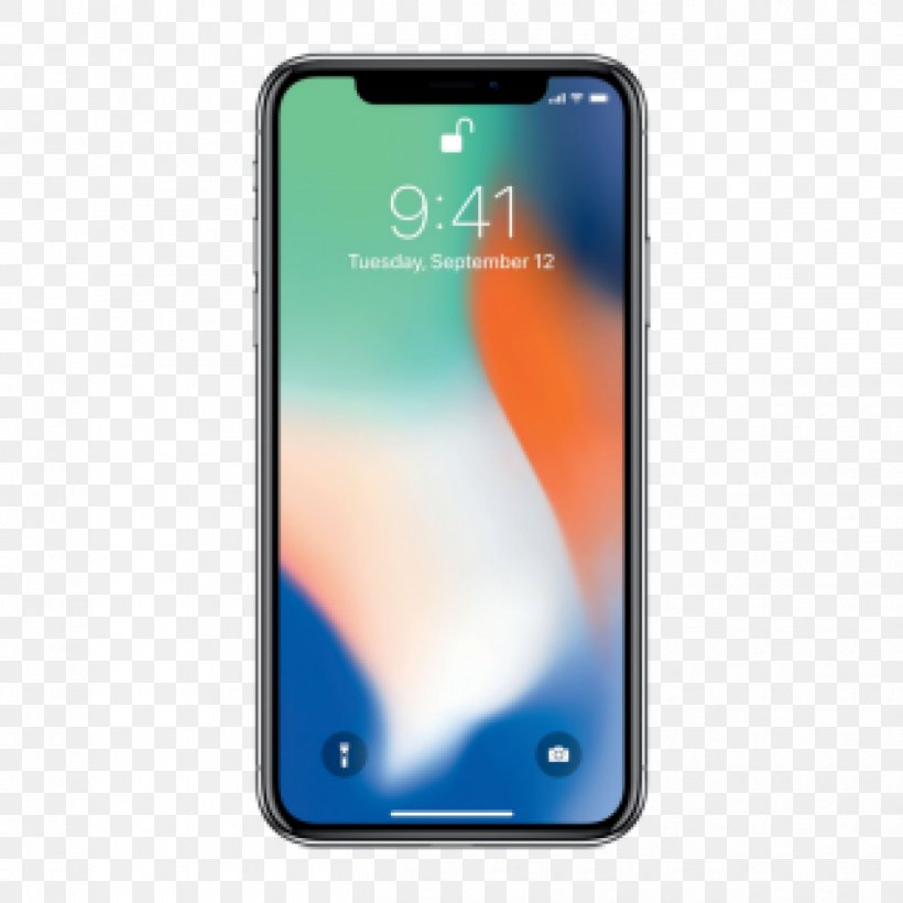 IPhone X IPhone 8 Smartphone Apple IOS 11, PNG, 1250x1250px, Iphone X, Apple, Communication Device, Electric Blue, Electronic Device Download Free