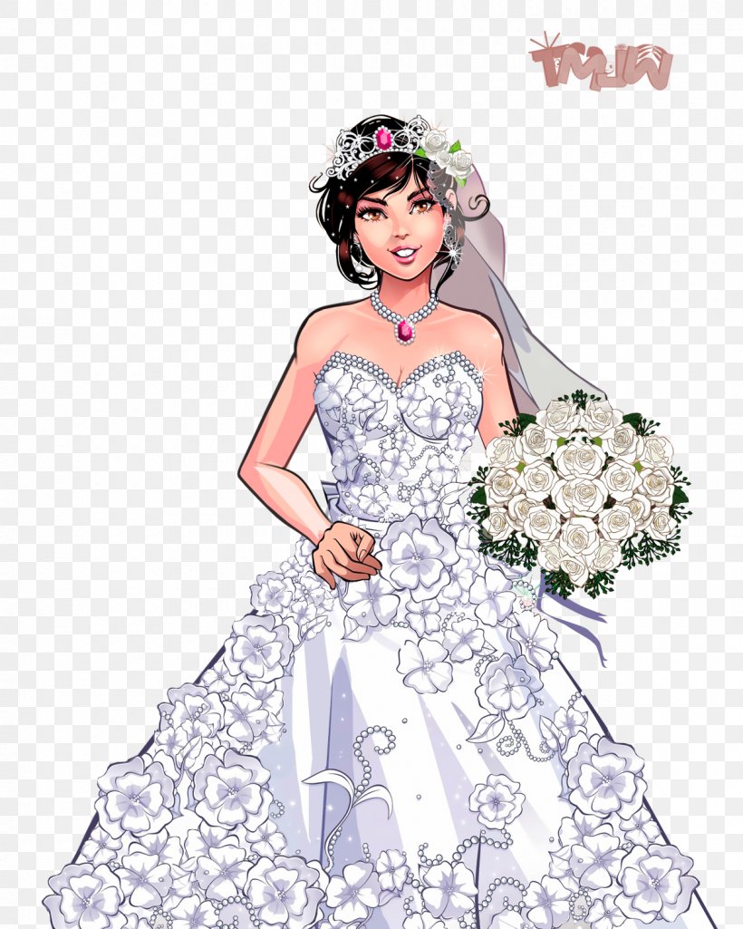 Monica Teen Monica's Gang Chico Bento Moço Wedding Dress, PNG, 1200x1500px, Watercolor, Cartoon, Flower, Frame, Heart Download Free