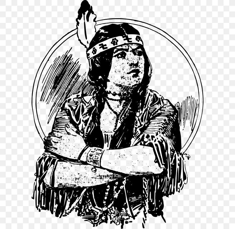Native Americans In The United States Indigenous Peoples Of The Americas Clip Art, PNG, 600x800px, Americans, Art, Black And White, Culture Of The United States, Drawing Download Free
