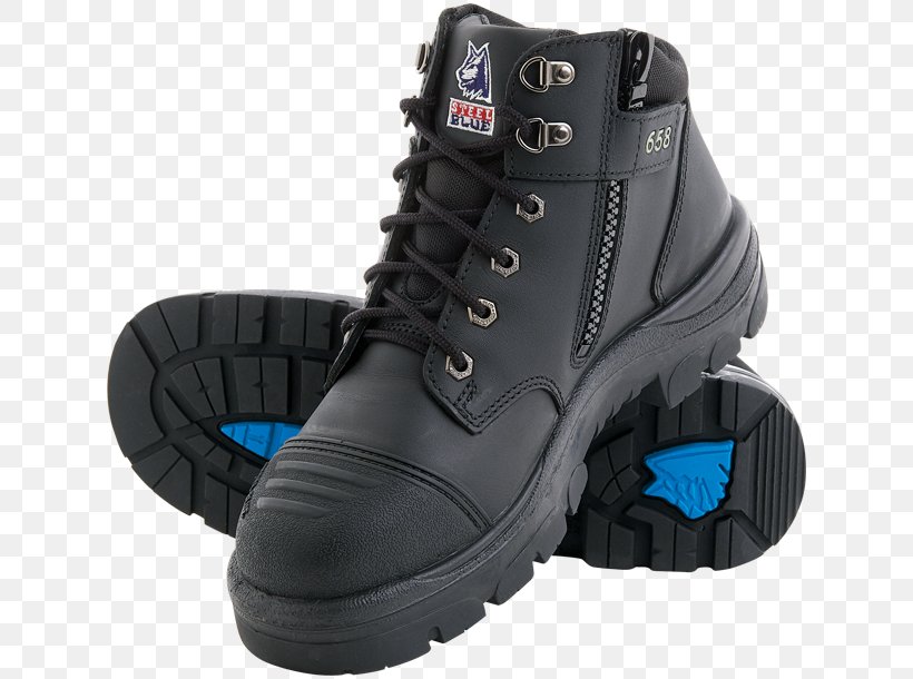 Steel-toe Boot Shoe Zipper Footwear, PNG, 645x610px, Steeltoe Boot, Black, Blue, Blundstone Footwear, Boot Download Free