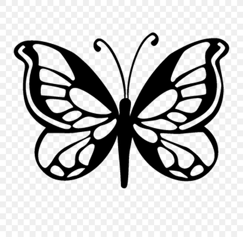 Stencil Painting Design Image Monarch Butterfly, PNG, 800x800px, Stencil, Area, Art, Arthropod, Black And White Download Free