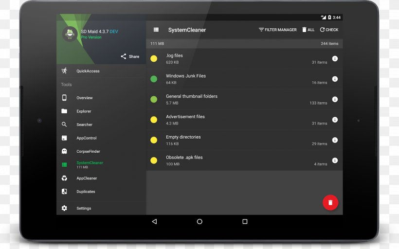 Android Screenshot Download, PNG, 1439x900px, Android, Backup, Cleaning, Computer Program, Display Device Download Free
