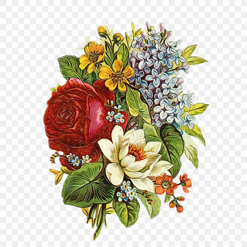Floral Design, PNG, 1440x1440px, Watercolor, Biology, Cut Flowers, Floral Design, Flower Download Free