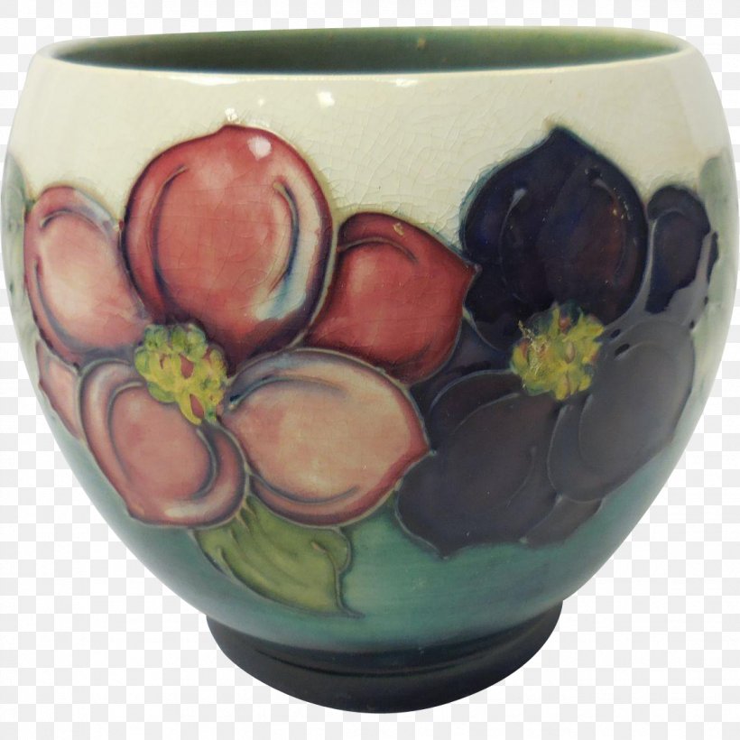 American Art Pottery Ceramic Moorcroft Vase, PNG, 1132x1132px, Pottery, American Art Pottery, Art Deco, Beige, Blue Download Free