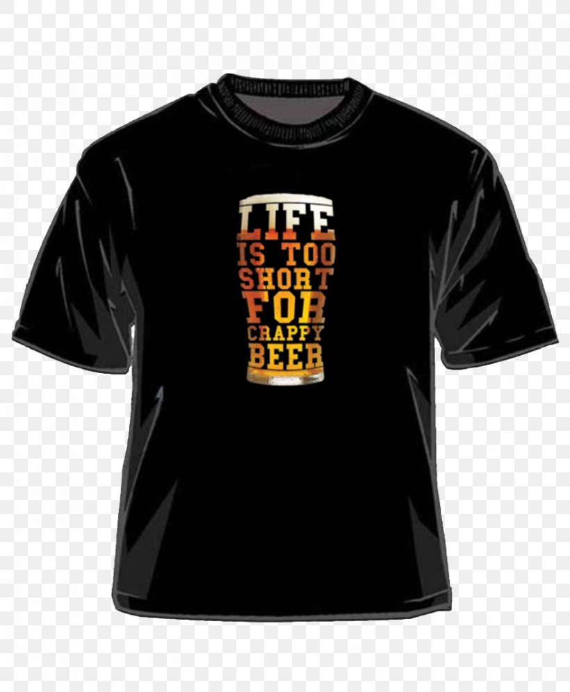 Long-sleeved T-shirt Beer Long-sleeved T-shirt, PNG, 882x1072px, Tshirt, Active Shirt, Beer, Black, Brand Download Free