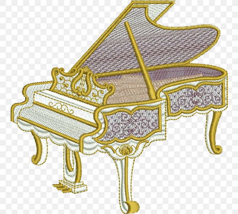 Machine Embroidery Design Piano Embroider Now, PNG, 750x735px, Embroidery, Cutwork, Electronic Device, Embroider Now, Fortepiano Download Free