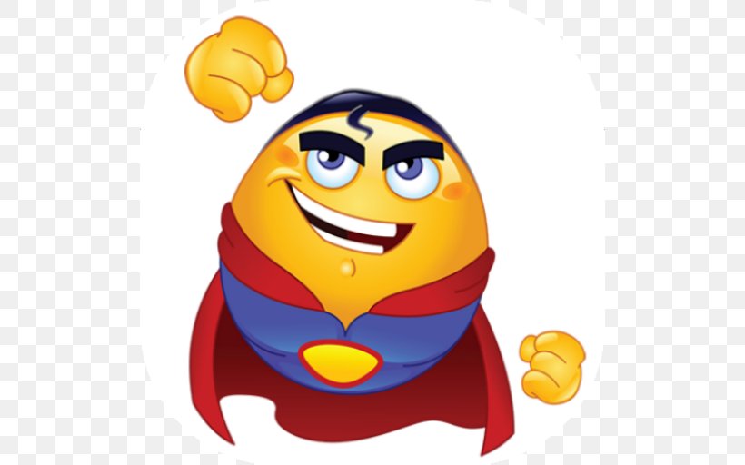 Vector Graphics Emoticon Superhero Smiley Image, PNG, 512x512px, Emoticon, Comic Book, Emoji, Hero, Smile Download Free
