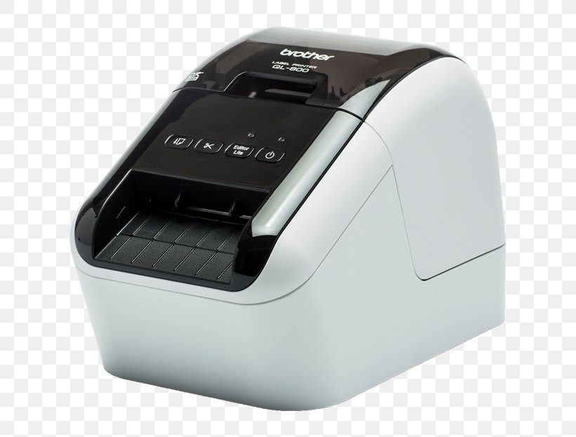 Label Printer Thermal Printing, PNG, 623x623px, Label Printer, Barcode Printer, Brother Industries, Brother Ql800, Dots Per Inch Download Free