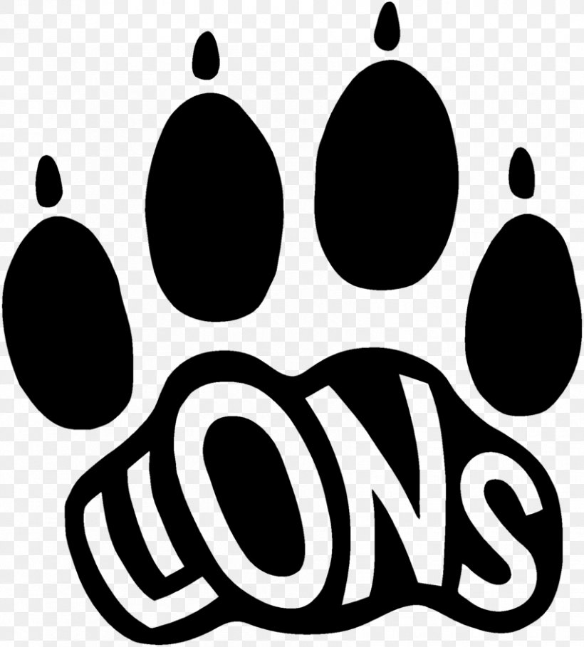 Lion Cougar Paw Clip Art, PNG, 850x943px, Lion, Area, Black, Black And White, Brand Download Free