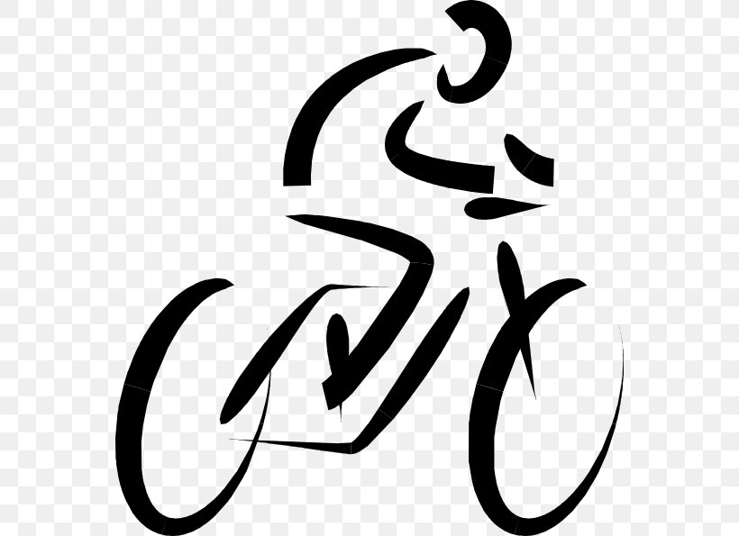 Physical Exercise Stationary Bicycle Free Content Clip Art, PNG, 564x595px, Physical Exercise, Bicycle, Black And White, Brand, Calligraphy Download Free