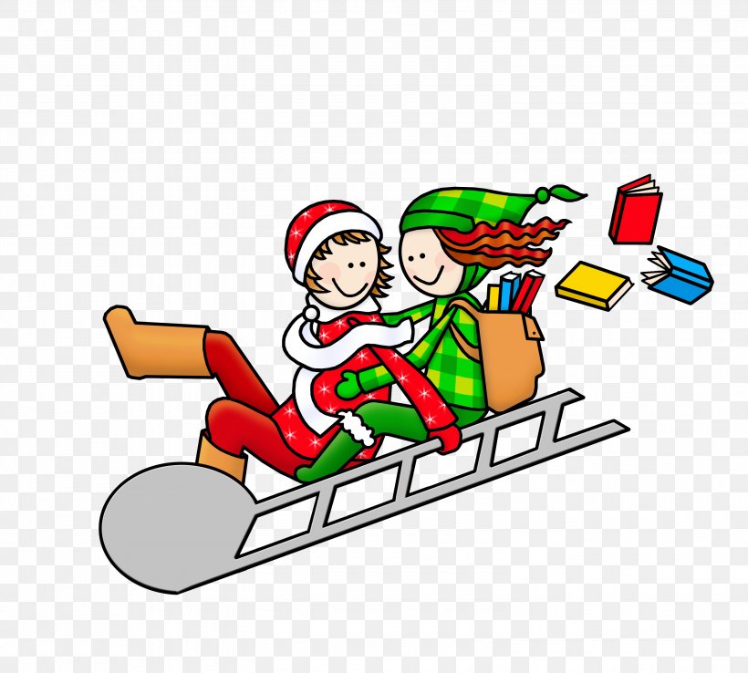 Sledding Snow Santa Claus Clip Art, PNG, 3000x2700px, Sledding, Artwork, Cartoon, Christmas, Christmas Ornament Download Free
