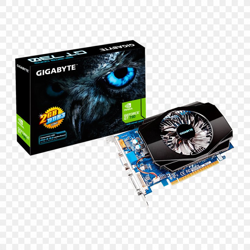 Graphics Cards & Video Adapters PCI Express DDR3 SDRAM NVIDIA GeForce GT, PNG, 1000x1000px, Graphics Cards Video Adapters, Computer, Computer Component, Ddr3 Sdram, Digital Visual Interface Download Free