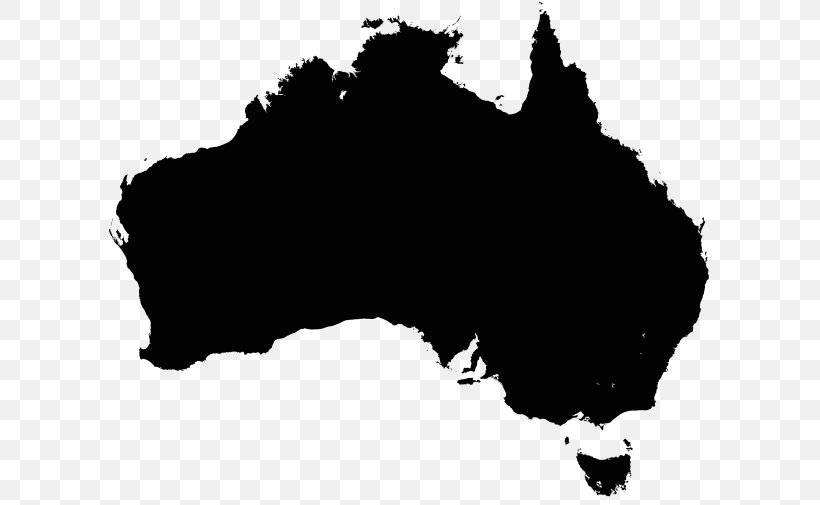 Australia Map Clip Art, PNG, 612x505px, Australia, Black, Black And White, Blank Map, Continent Download Free