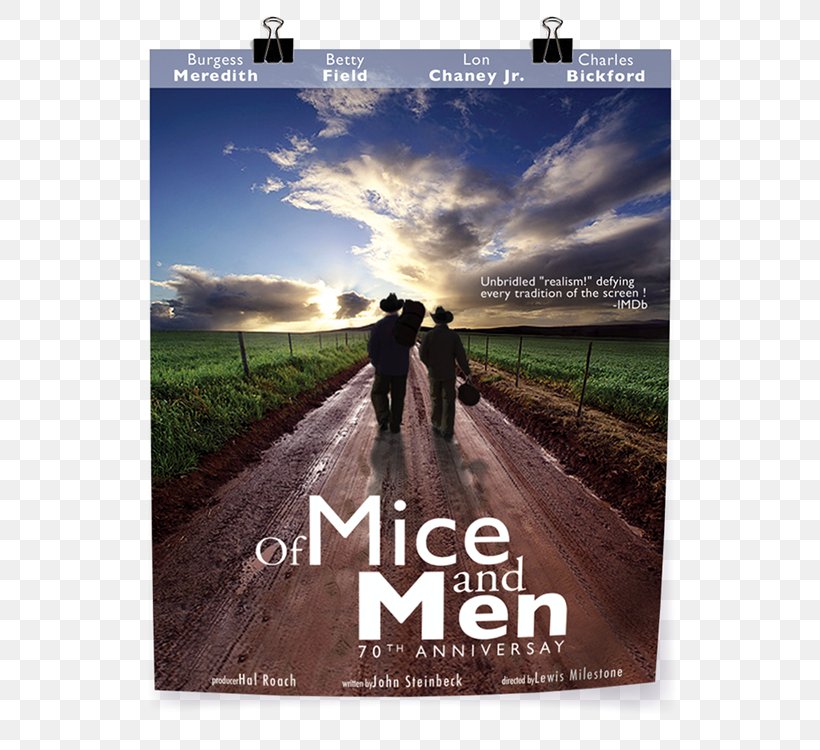 Of Mice And Men Hollywood Film Poster, PNG, 600x750px, Of Mice And Men, Advertising, Book, Book Cover, Book Report Download Free