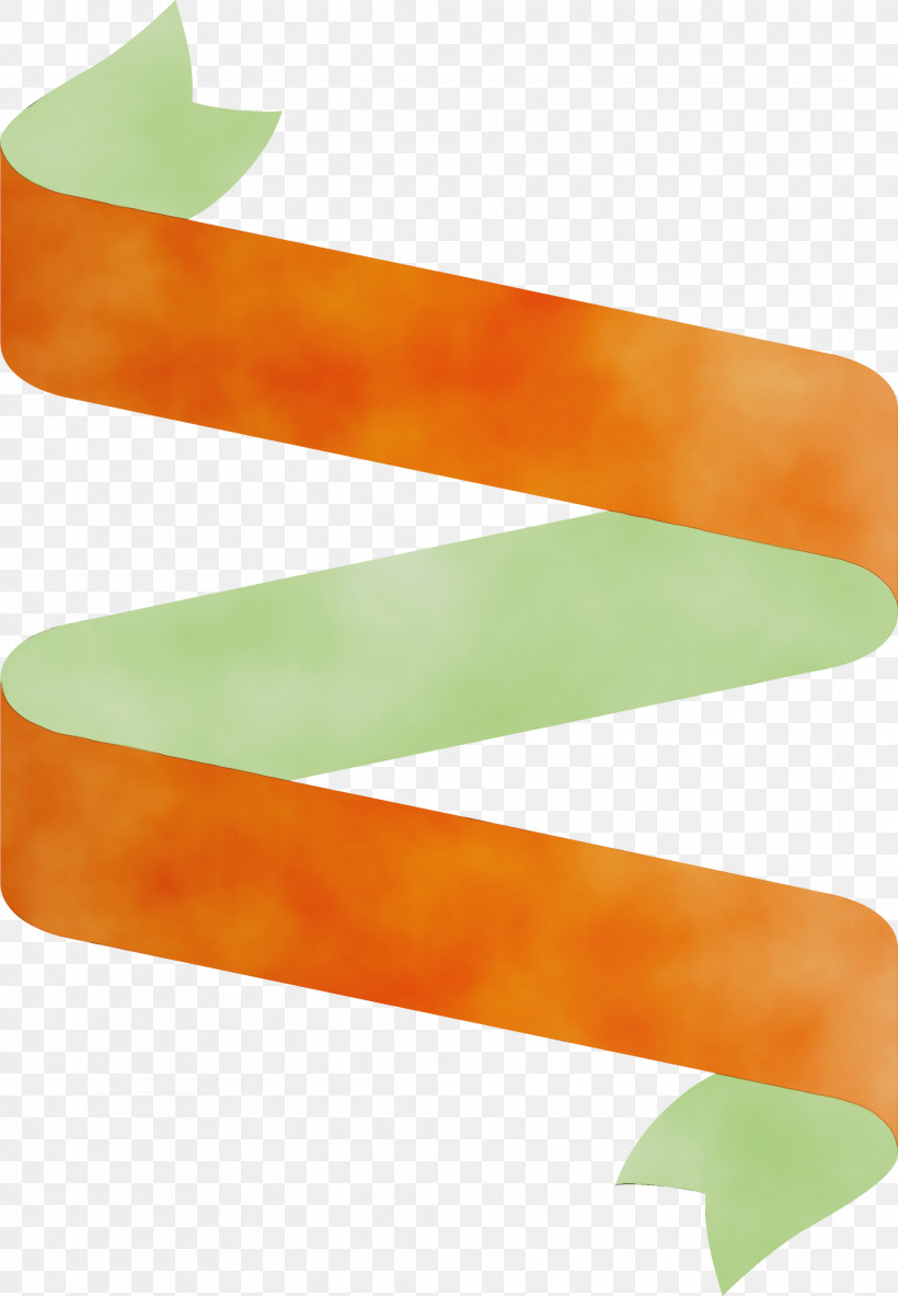 Orange, PNG, 2079x3000px, Ribbon, Green, Line, Multiple Ribbon, Orange Download Free