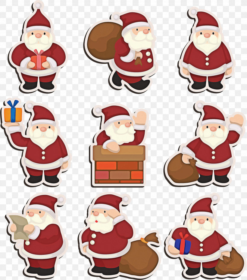 Santa Claus, PNG, 2638x3000px, Santa Claus, Cartoon, Christmas, Christmas Eve, Holiday Ornament Download Free