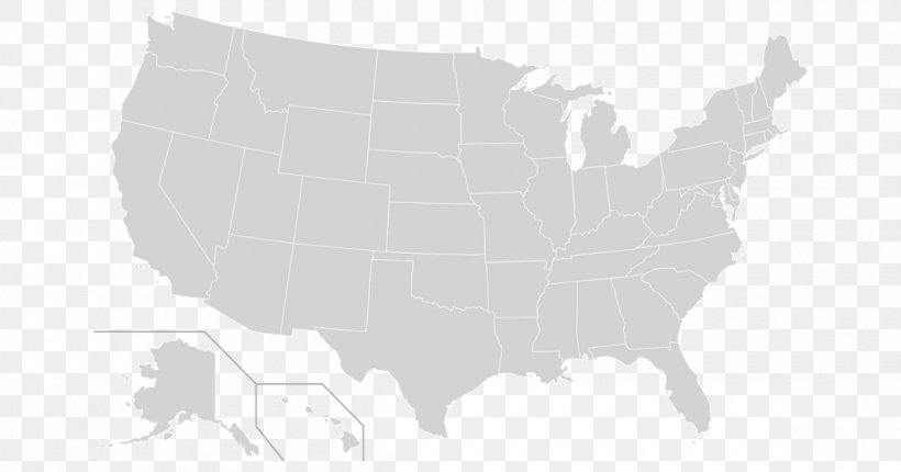 United States Vector Map U.S. State, PNG, 1200x630px, United States, Area, Black, Black And White, Blank Map Download Free