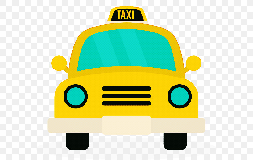 Yellow Vehicle Car Compact Car Taxi, PNG, 588x518px, Yellow, Car, Compact Car, Taxi, Vehicle Download Free