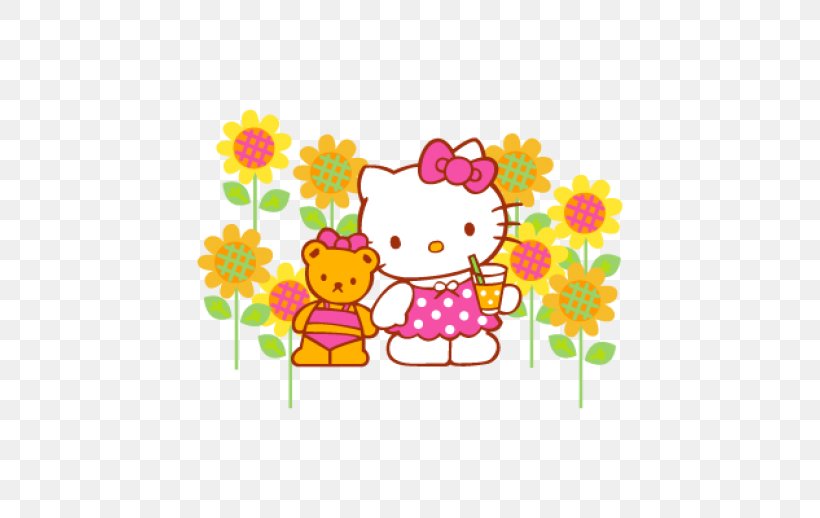 Hello Kitty Sanrio Logo Clip Art, PNG, 518x518px, Hello Kitty, Area, Art, Baby Toys, Cdr Download Free