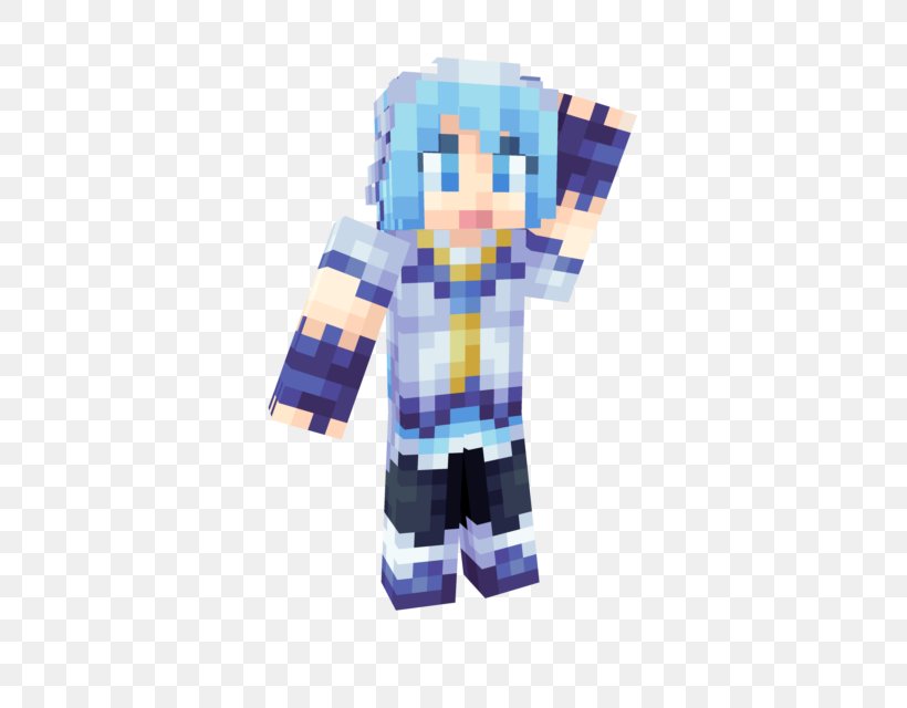 Minecraft Snowcat Skin Hatsune Miku, PNG, 640x640px, Minecraft, Character, Electric Blue, Fiction, Fictional Character Download Free
