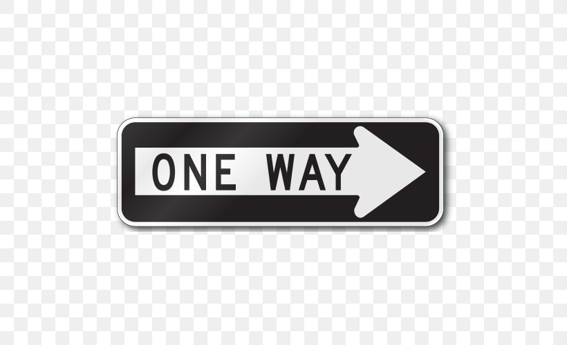 One-way Traffic Traffic Sign Regulatory Sign Road, PNG, 500x500px, Oneway Traffic, Brand, Emblem, Logo, Regulatory Sign Download Free