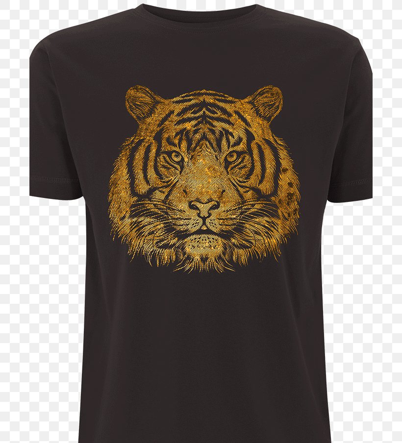T-shirt Tiger Sleeve Clothing Sizes, PNG, 700x904px, Tshirt, Active Shirt, Big Cat, Big Cats, Black Download Free