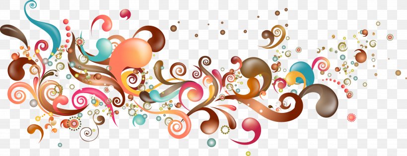 Abstract Art Floral Design Clip Art, PNG, 3500x1346px, Abstract Art, Abstract, Art, Drawing, Festival Download Free