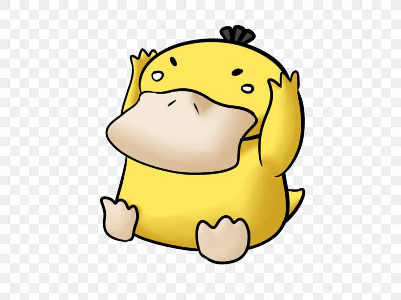 Psyduck Pokémon Art, PNG, 1024x768px, Watercolor, Cartoon, Flower, Frame, Heart Download Free