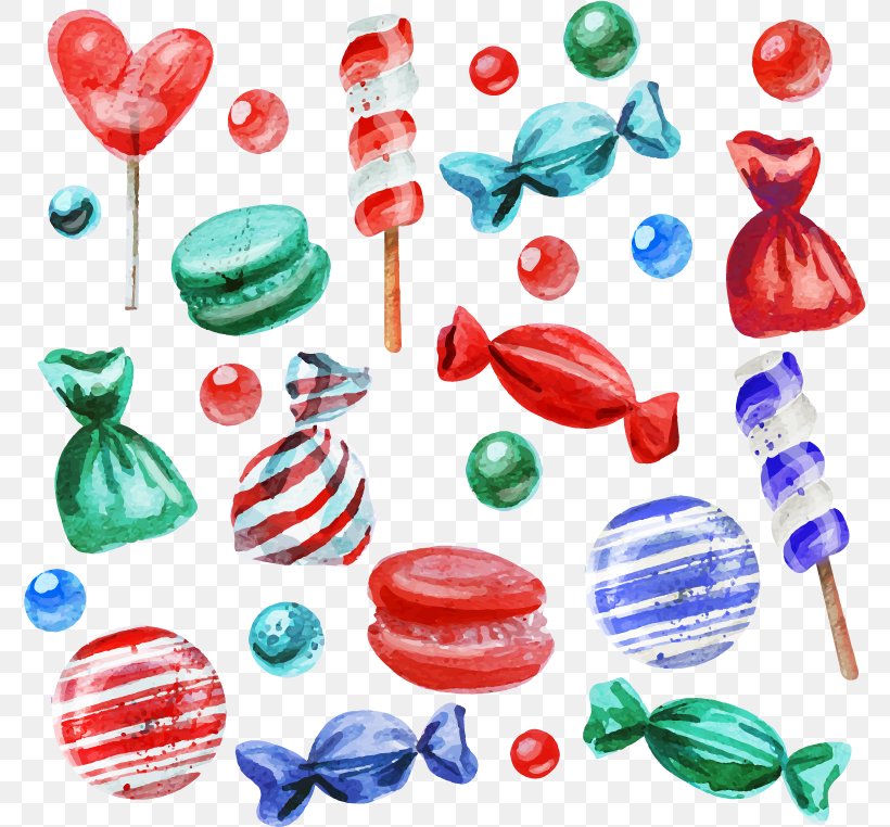 Lollipop Gummi Candy Watercolor Painting, PNG, 776x762px, Lollipop, Candy, Confectionery, Dessert, Food Download Free