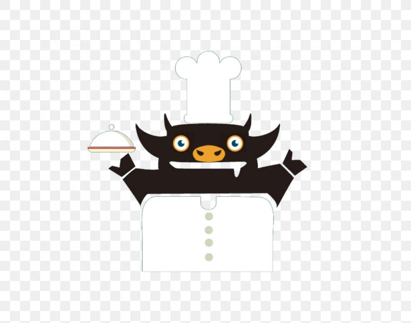Domestic Pig Cook Chef Restaurant, PNG, 1024x805px, Domestic Pig, Bat, Black, Brand, Cartoon Download Free