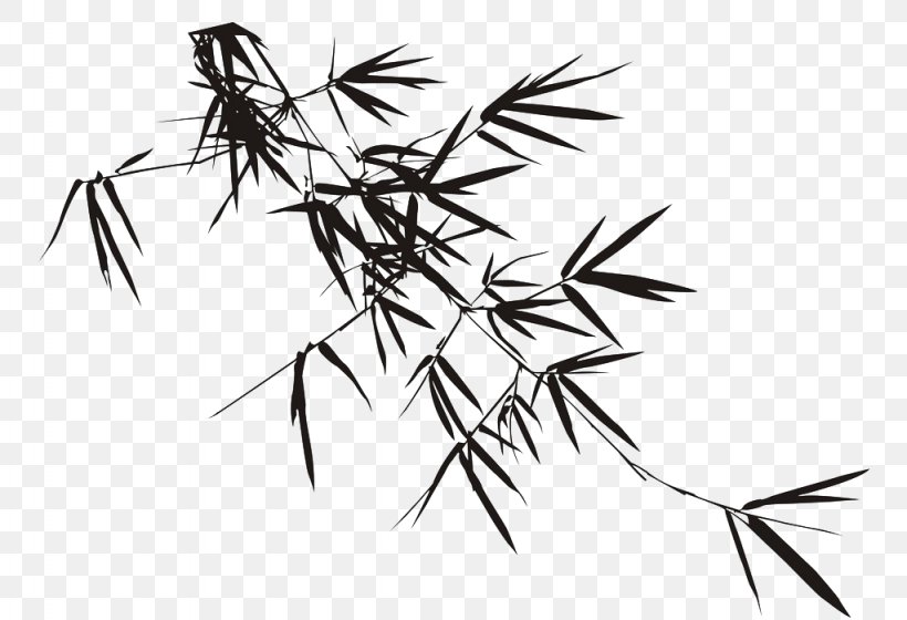 Bamboo Ink Brush, PNG, 1024x700px, Bamboo, Black And White, Branch, Brush, Chinese Painting Download Free