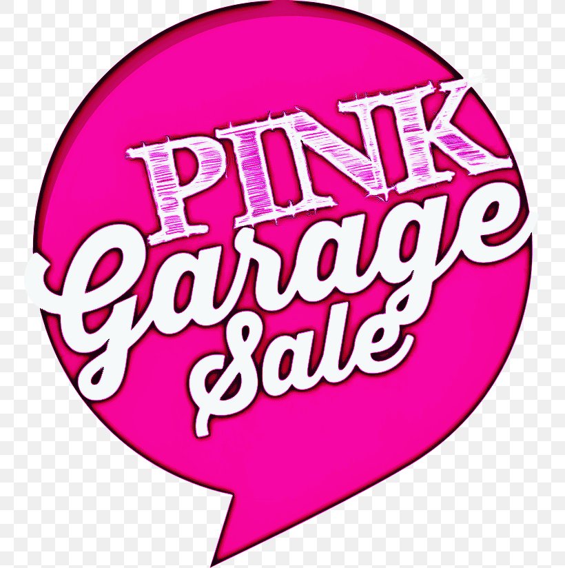 Pink Background, PNG, 750x824px, Garage Sale, Bazaar, Garage, Goods, Logo Download Free