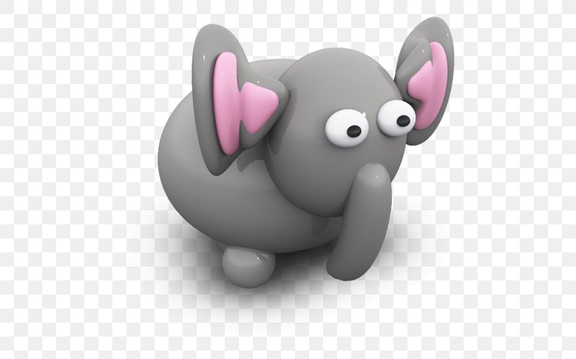 Pink Heart Elephants And Mammoths Snout, PNG, 512x512px, Mac Mini, Apple, Computer Monitors, Elephant, Elephants And Mammoths Download Free