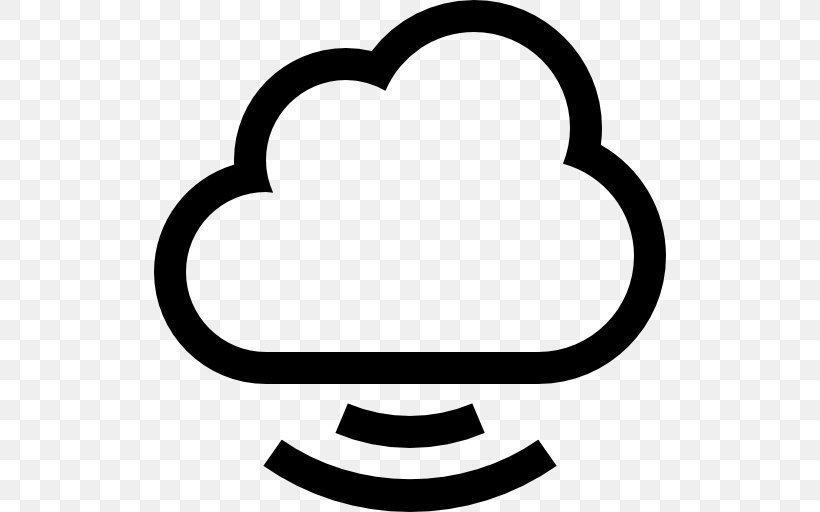 Cloud Computing Download Icon Design Clip Art, PNG, 512x512px, Cloud Computing, Area, Artwork, Black And White, Cloud Storage Download Free